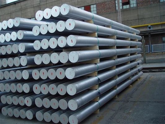 6061 Extruded Aluminum Round Bar Silver Color GB / T 3880 - 2012 Standard