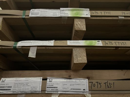 Противокоррозионный 7075 T7351 Плита самолет Алюминиевые листы многоцелевые
